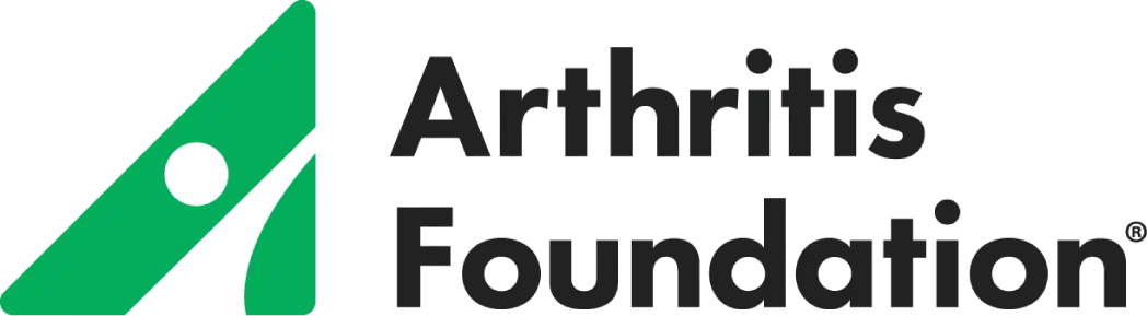 Logo of the Arthritis Foundation with a green and black design.